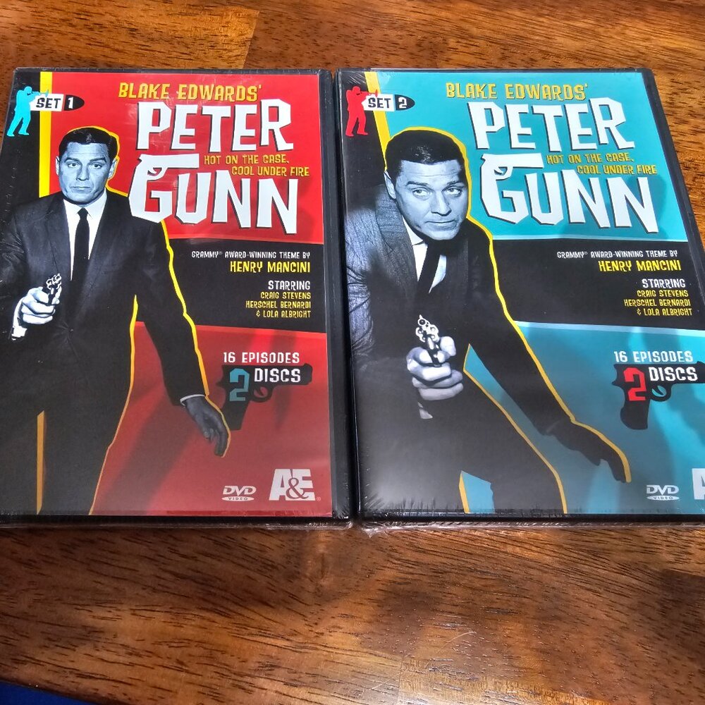 Blake Edwards Peter Gunn-Vol 1 & 2-DVD